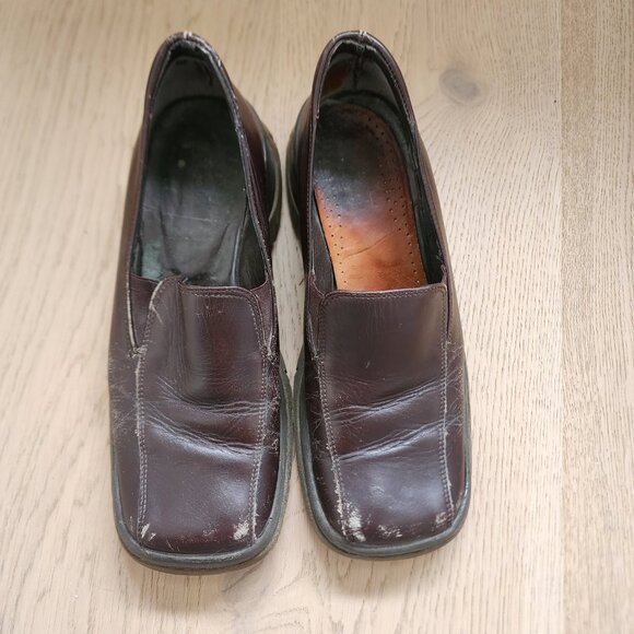 Women's Aldo brown loafer shoes size 7 early 2000s - Picture 2 of 9